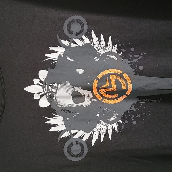 Moose Racing Motorsport Skull Motorcycle Shirt - Picture 2 of 5